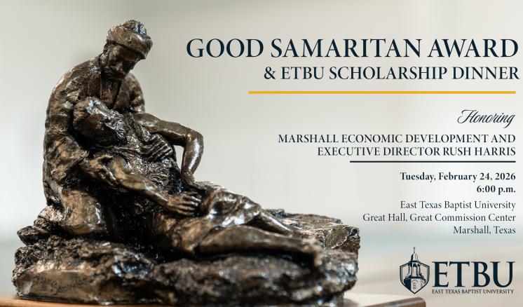 A photo of the good samaritan award